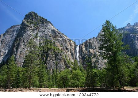 Bridalveil valt in het Yosemite Nationaal Park