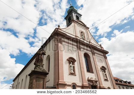 Church of cloister Frauenberg Fulda Hesse Germany