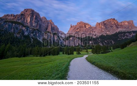 Dolomites During Sunrise, Italy