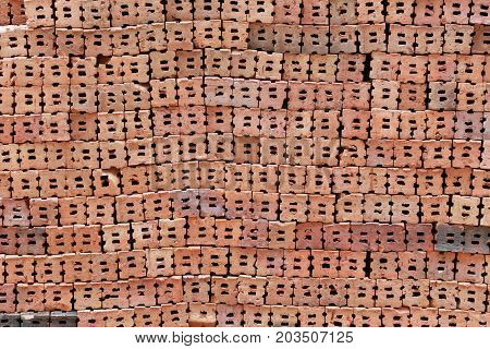 brick wall in decoration architecture for the design background.