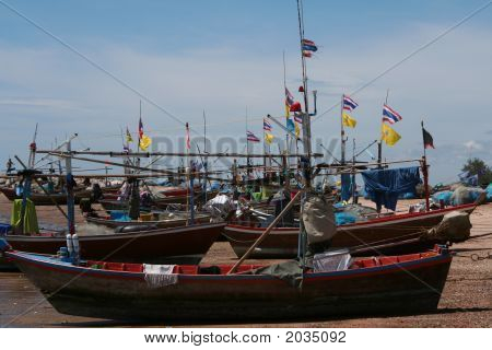 Puerto pesquero de Thai