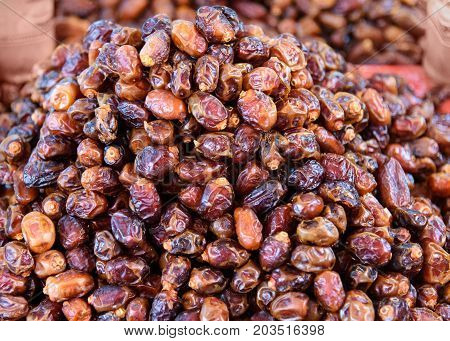Dry Fruit Date On The Market In Morocco