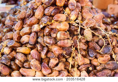 Dry Fruit Date On The Market In Morocco