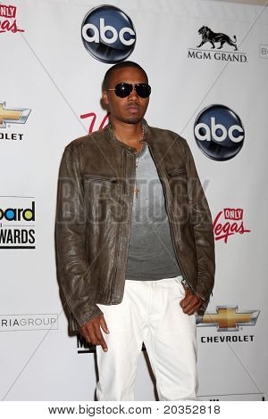 ลาสเวกัส - วันที่ 22 พฤษภาคม: Nas ในห้องข่าวของรางวัลเพลงบิลบอร์ด 2011 ที่เอ็มจีเอ็มแกรนด์การ์เด้น Ar