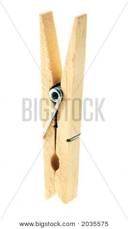 Molletta da bucato in legno