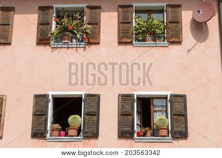House At Calonico On Leventina Valley In Switzerland