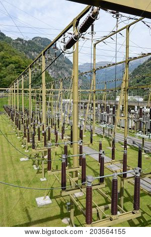 Power Station Making Electricity From A Hydroelectric Plant