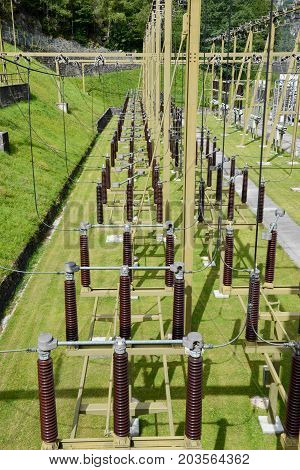 Power Station Making Electricity From A Hydroelectric Plant