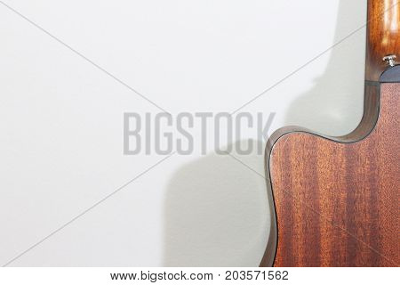 Guitar on a white background, guiter background