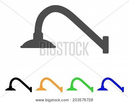 Tap Mixer icon. Vector illustration style is a flat iconic tap mixer symbol with black, grey, green, blue, yellow color variants. Designed for web and software interfaces.