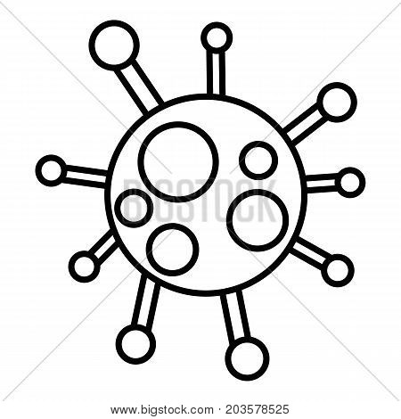 Chlamydia virus icon. Outline illustration of chlamydia virus vector icon for web design isolated on white background
