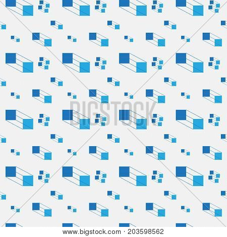 Abstract Geometric Seamless Pattern. Vector Background