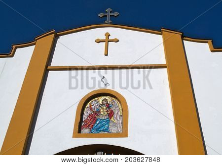 Entrance to a Monastery complex Privina Glava, Sid, Serbia