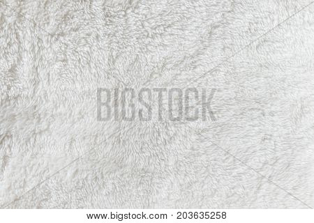 Synthetic fur white texture for the background