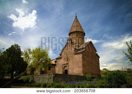Exterior view to Saint Marianeh Church at Ashtarak Aragatsotn Province Armenia