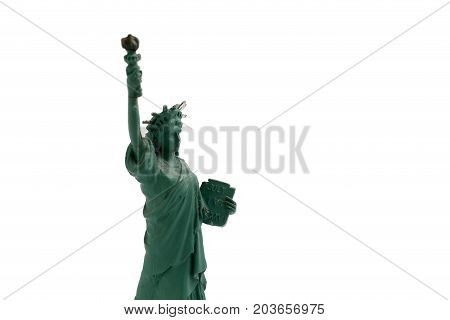 Statue Of Liberty On Liberty Island In New York Harbor In New York City In The United States, Isolat