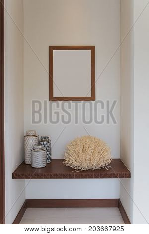 Detail of decorating interiors home. Object for decoration.