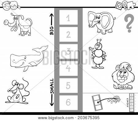 Biggest Animal Game Coloring Book