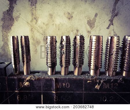 close up photo of spiral tools .