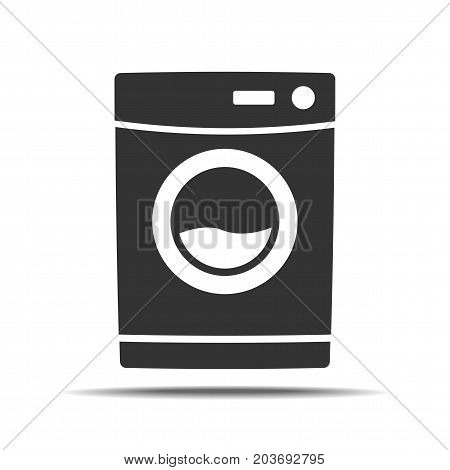Washing machine icon. Home appliances symbol. Modern, simple flat vector illustration for web site or mobile app