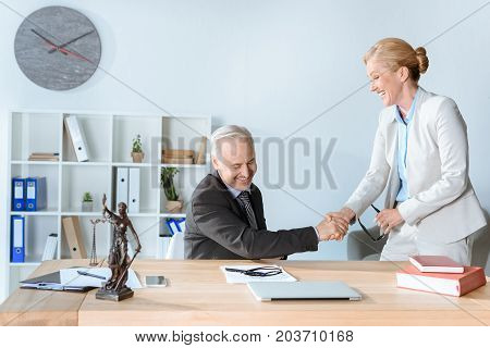 Lawyers Shaking Hands