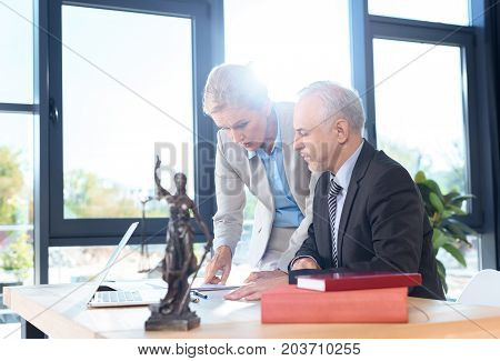 Lawyers Discussing Plans