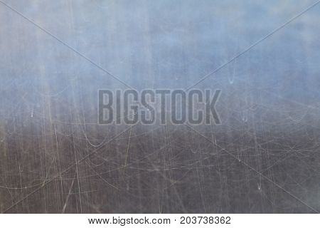 blue color tone of close up rain water drop falling to the floor in rainy season