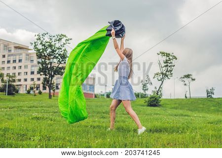 A Woman Tries To Inflate An Air Sofa