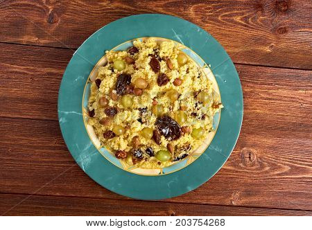 Mesfouf - Citrus Couscous Salad