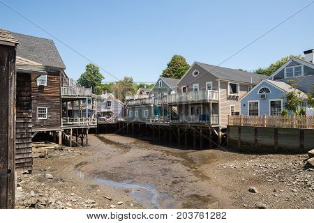Kennebunkport New England Maine On A Sunny Afternoon