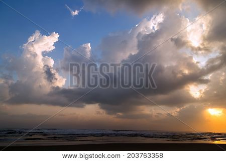Hurricane Irma catastrophic storm Nature composition cloudscape