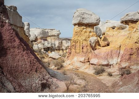 Calhan Paint Mines are a geological formation near Calhan Colorado