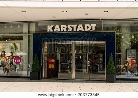 Frankfurt, Germany - July 27, 2017: Karstadt store