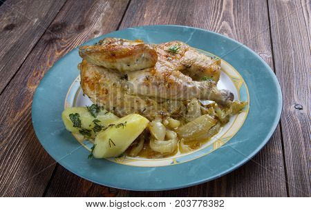 Poulet Aux Oignons