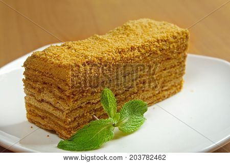 Honey Cake  , close up meal