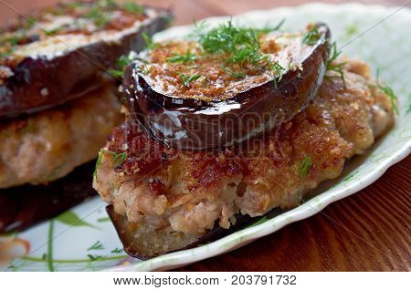 cotolette di melanzane - Italian appetizer with eggplant