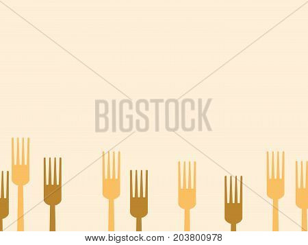 fork design background. cooking food concept.vector illustration