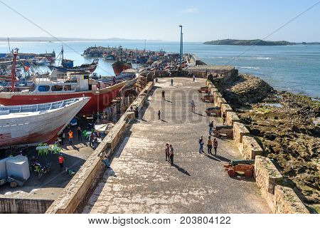 Fortress In Essaouira. Morocco