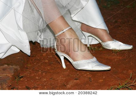 Satin shooes