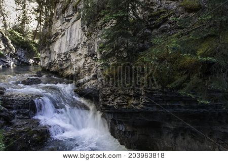 Johnston Canyon in Banff National Park Alberta, Canada