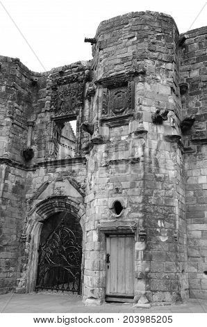 A view of an old mansion in Stirling