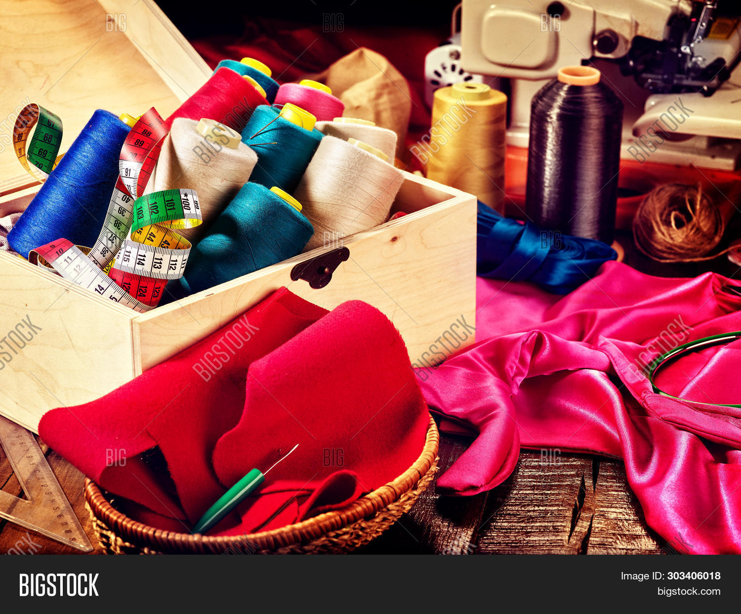 Sew Seamstress Group Image & Photo (Free Trial) Bigstock