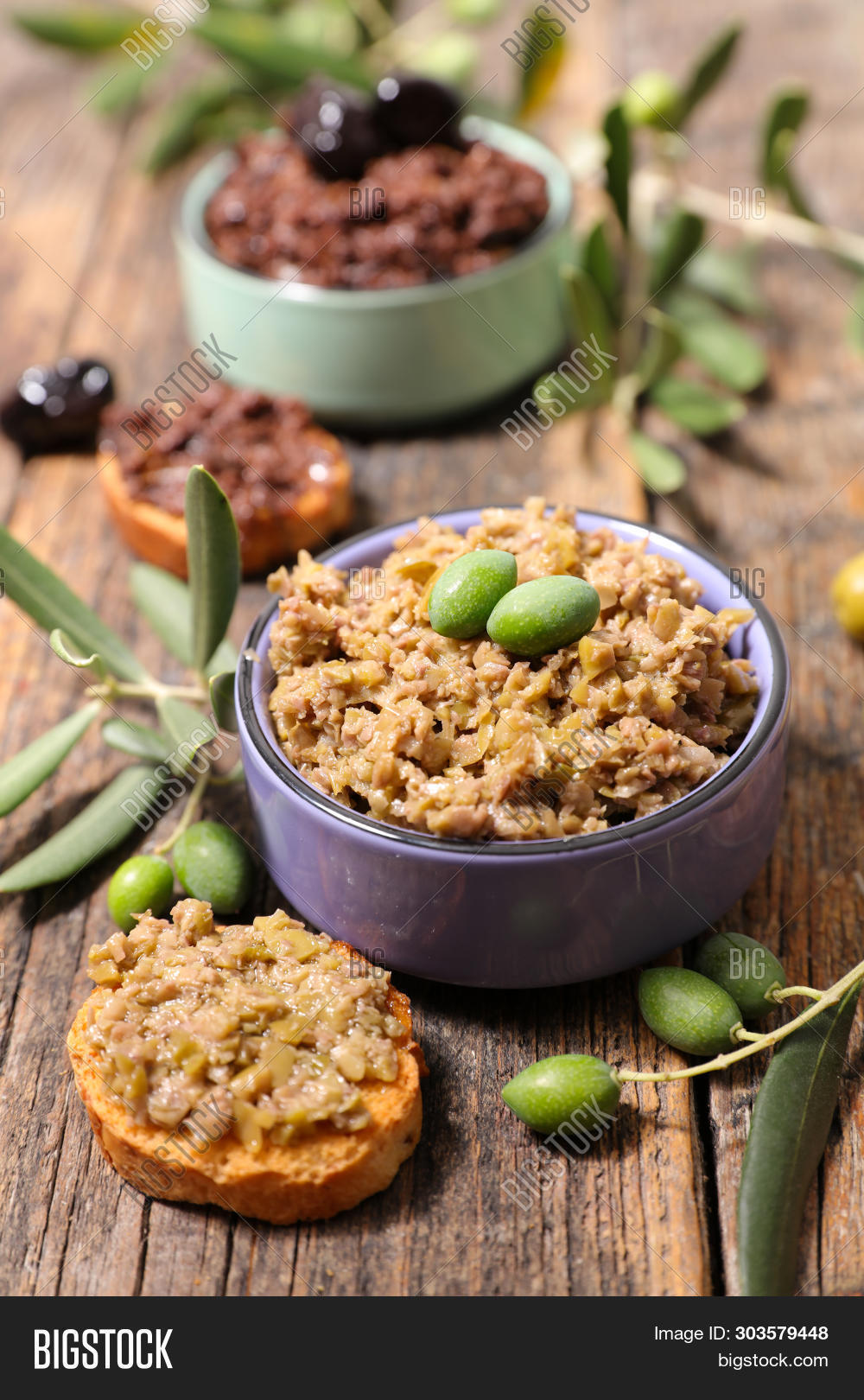 Olive Tapenade Toast Image & Photo (Free Trial) Bigstock