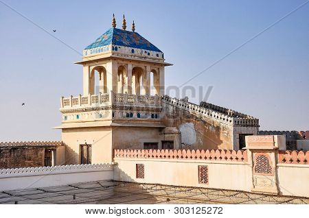 Junagarh Fort At Bikaner, Rajasthan India. Junagarh Fort Was Originally Known As Chintamani And Was 
