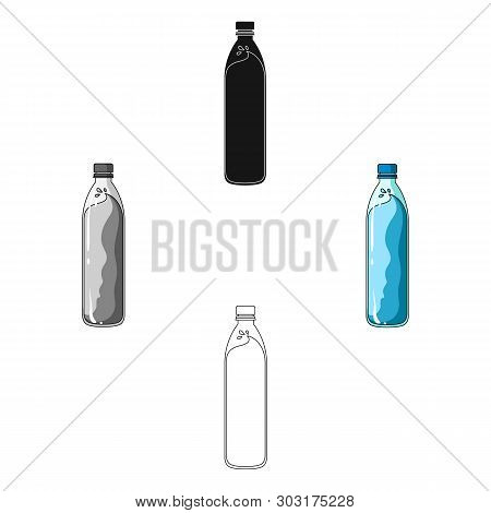 A Bottle Of Water. Water To Cool The Bicyclist While Riding.cyclist Outfit Single Icon In Cartoon, B