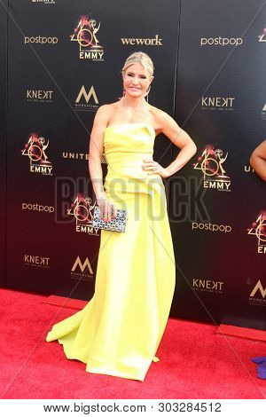 LOS ANGELES - MAY 5:  Dayna Devon at the 2019  Daytime Emmy Awards at Pasadena Convention Center on May 5, 2019 in Pasadena, CA