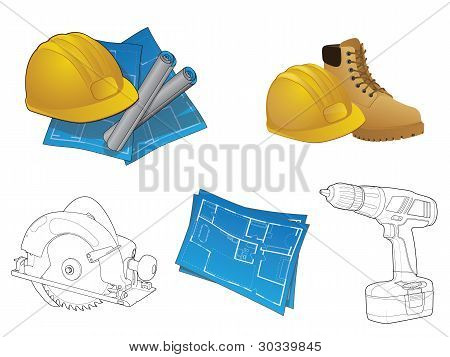 Bouw Icon Set