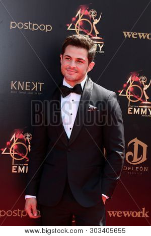 LOS ANGELES - MAY 5:  Zack Tinker at the 2019  Daytime Emmy Awards at Pasadena Convention Center on May 5, 2019 in Pasadena, CA