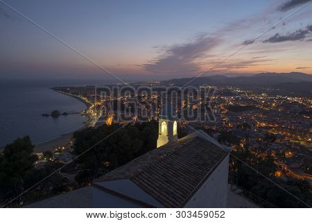 Blanes On The Costa Brava From The Castle