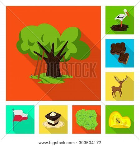 Isolated Object Of Traditional And Tour Icon. Collection Of Traditional And Landmarks Stock Symbol F
